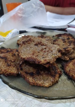 Una foto de Galletas de coco rallado y banana