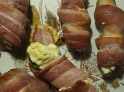A picture of baked stuffed jalapenos