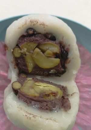 黑豆栗子大福 的食譜成品照片