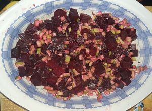 Una foto de Ensalada de Betarragas y Caiguas