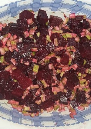 Una foto de Ensalada de Betarragas y Caiguas