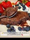 🍌Tortino Cuore Morbido alla Banana e Cioccolato Fondente 🍫