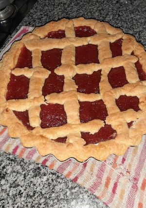 Una foto de Pastafrola de membrillo