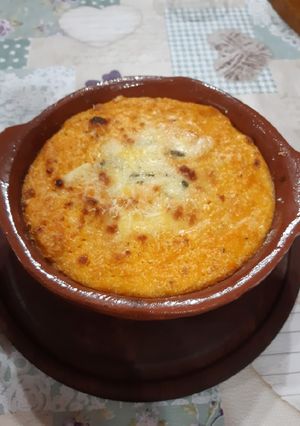 Una foto de Soufflé de calabaza