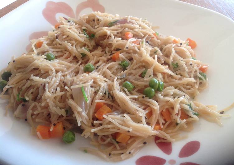 Simple Way to Prepare Speedy Vegetable Semiya Upma