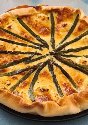 Une photo de Quiche jambon asperges