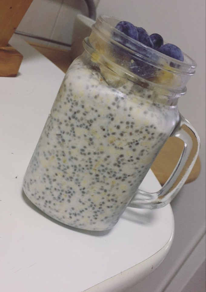 Una foto de Overnight oatmeal