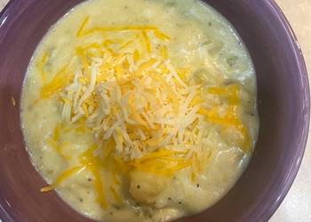 How to Make Perfect Caldo de queso con papas cheese  potato soup