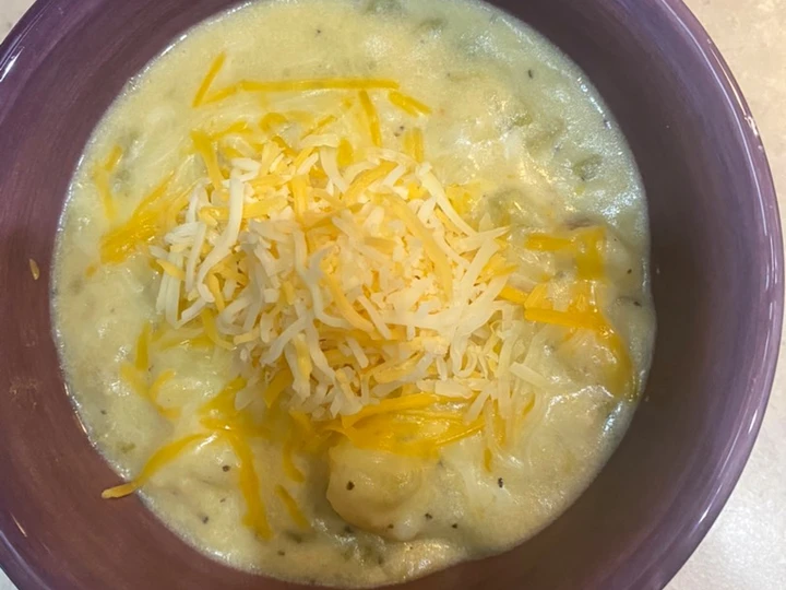 Easy Steps to Prepare Recipes Caldo de queso con papas (cheese &amp;amp; potato soup) the Delicious Really Delicious.