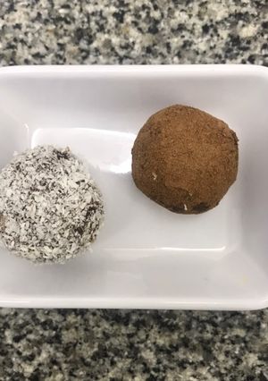 Una foto de Trufas veganas sin azúcar!