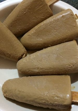 Una foto de Paletas heladas de crema sabor café