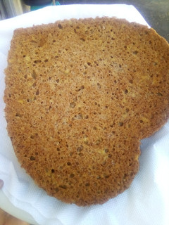 A picture of Sugar free, eggless brown banana bread.