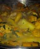 Pollo con coco