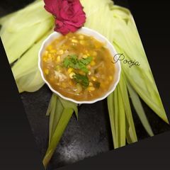 A picture of Hot Corn soup.