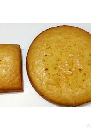 A picture of Carmelized orange rind cake.