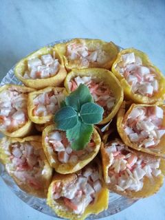 Фото Салат с курицей и грибами.