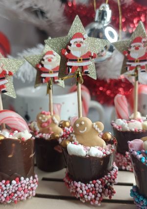 Une photo de 🎄"Chocolate bomb" pour chocolat chaud (Noël)