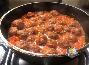 Una foto de Bolas de carne arrabbiata