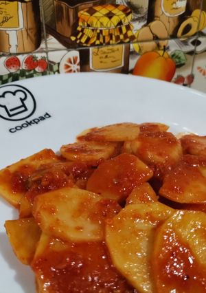 A picture of Saucy Aloo🥔🥔.