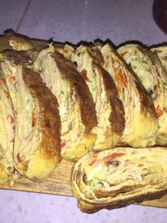 Foto resep Telor dadar Gulung bumbu melimpah