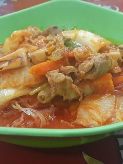 Foto resep Jjampong mie seafood kuah pedas