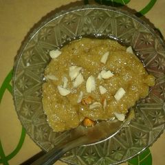 A picture of Rajgira halwa.