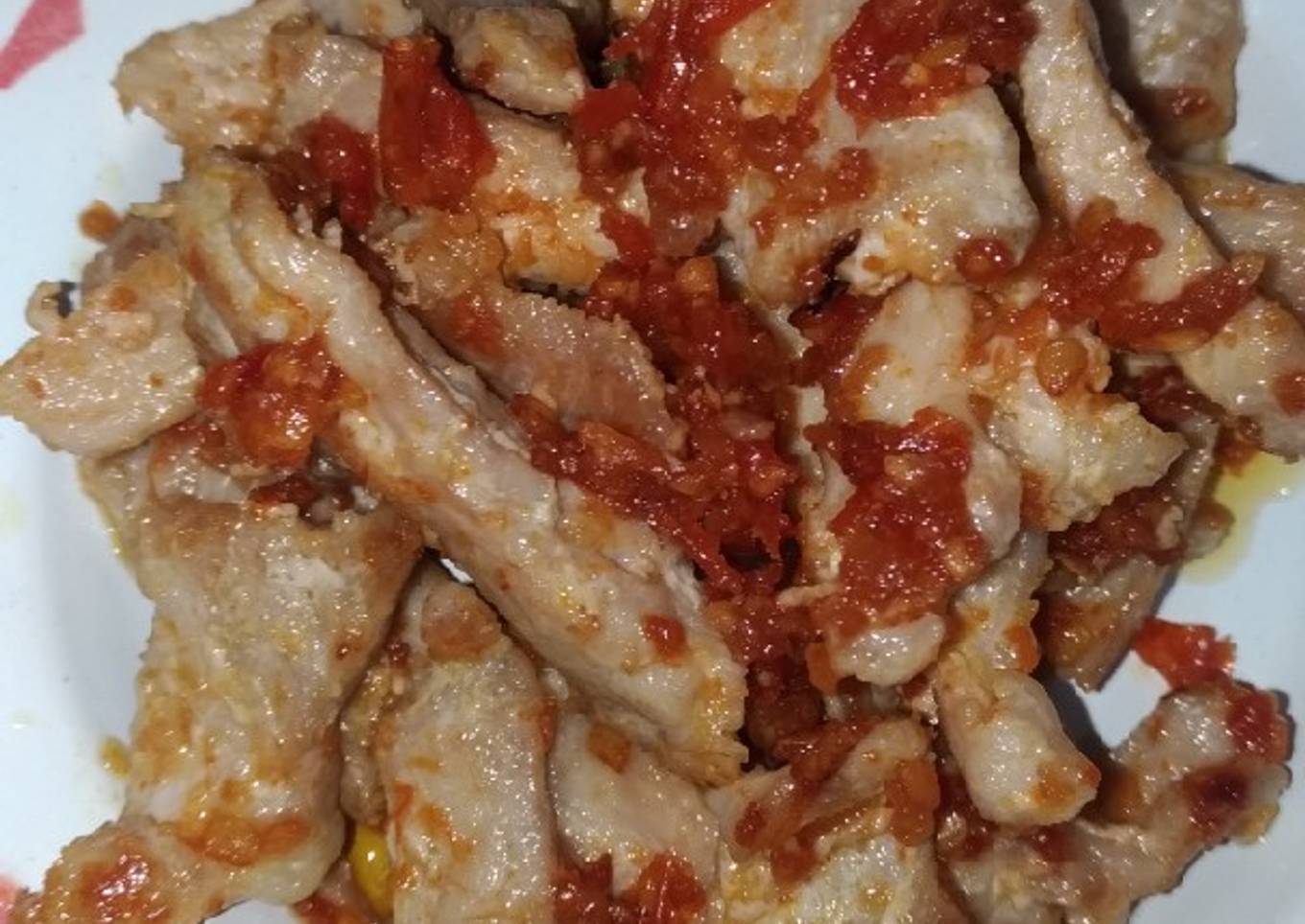 Tumis Daging Pedas