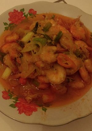Foto resep Udang saus padang