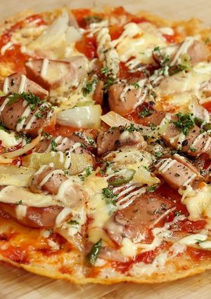 Foto resep Crispy Pizza Tanpa Oven [Gluten Free] Devina Hermawan