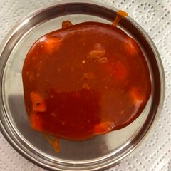 A picture of Wheat flour halwa.