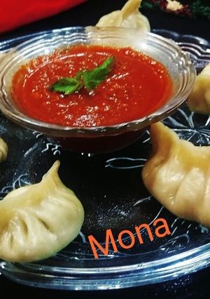 A picture of Nepali-Style Veg Momos.