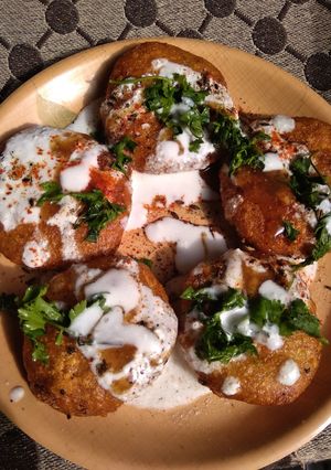 A picture of Spicy aaloo tikki.