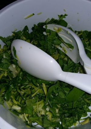 Una foto de Ensalada verde