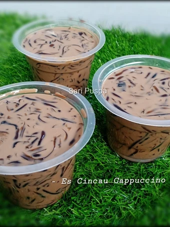Cara Gampang Membikin Resep Es Cincau Cappuccino yang  Bikin Ketagihan Anti Ribet, Lezat Sekali