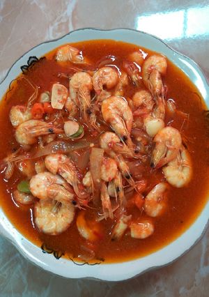 Foto resep Udang Saus padang