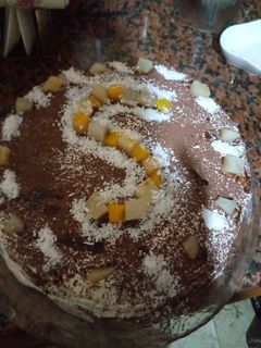 صورة لوصفة كيكه الفواكه