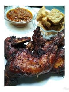 Foto resep Ayam penyet bakar sambal cabe rawit