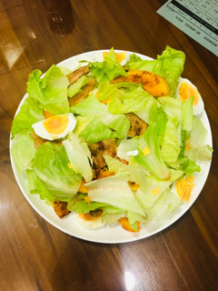 南瓜豬排沙拉 的食譜成品照片
