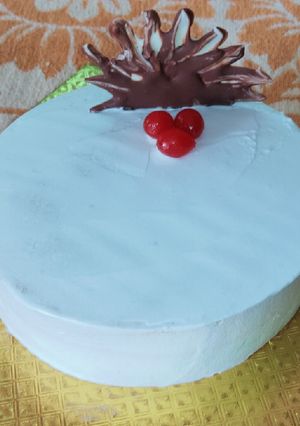 এগলেস ভ্যানিলা কেক (Eggless Vanilla Cake Recipe in Bengali) রেসিপির প্রধান ছবি