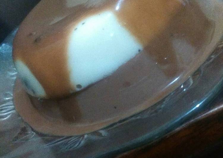 Puding coklat feat vanilla oreo