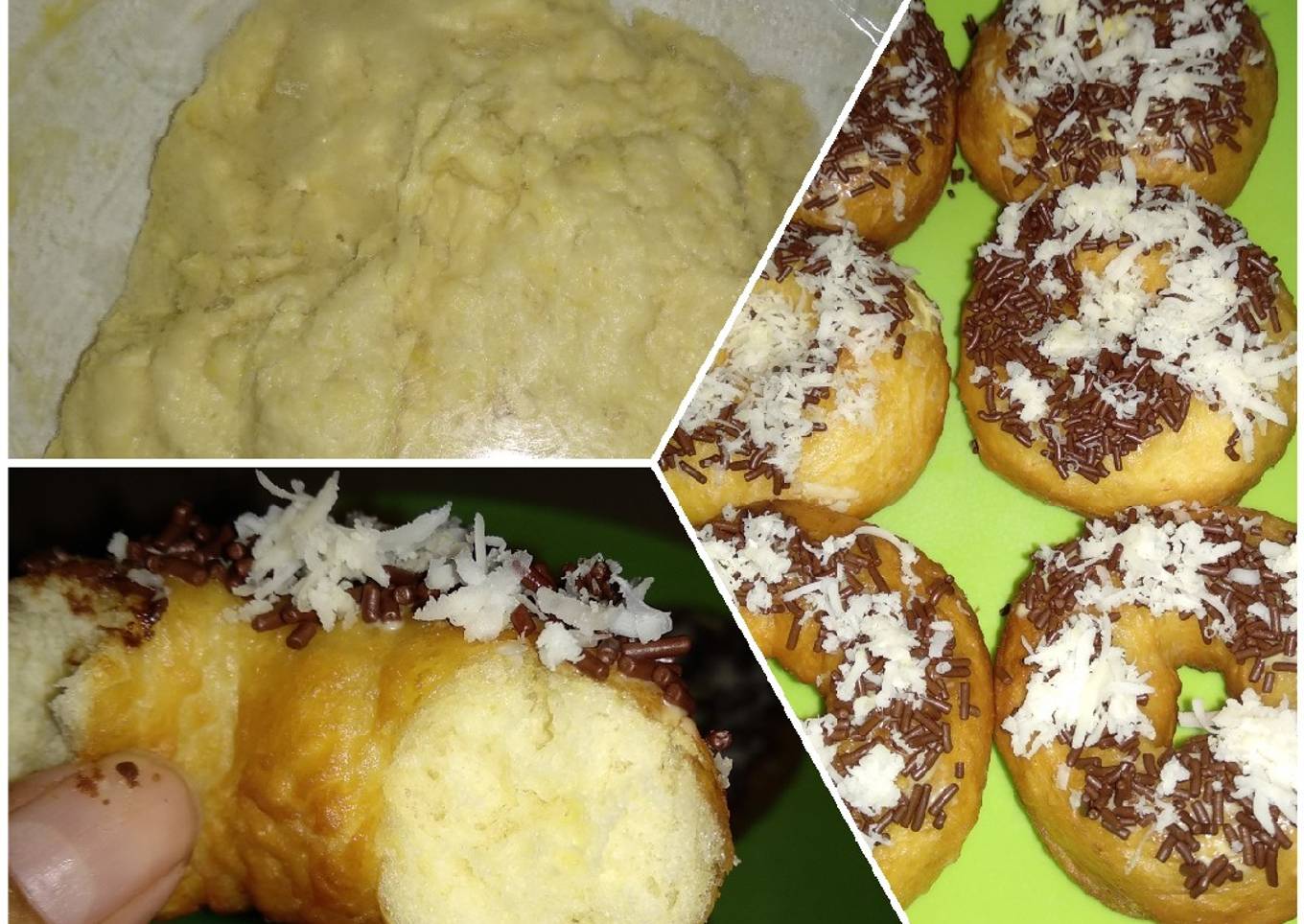 Donat simpel no mixer
