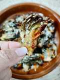 Chips de alcachofa con parmesano