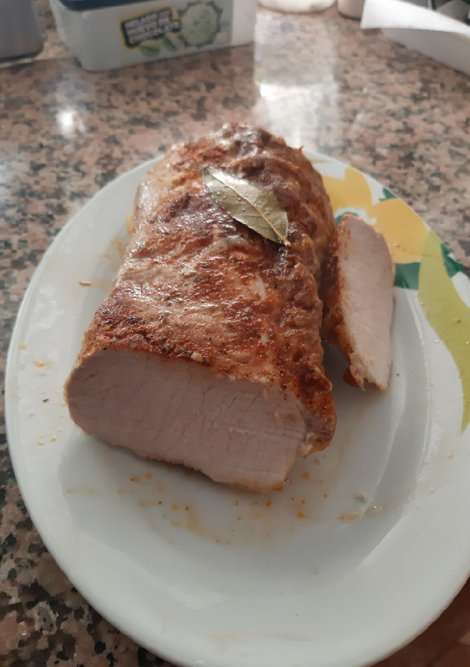 Una foto de Carne mechada con patatas al horno