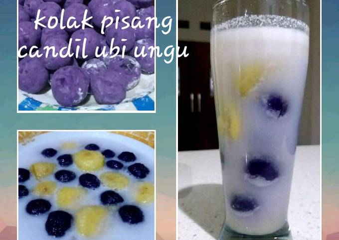 Kolak pisang candil ubi ungu