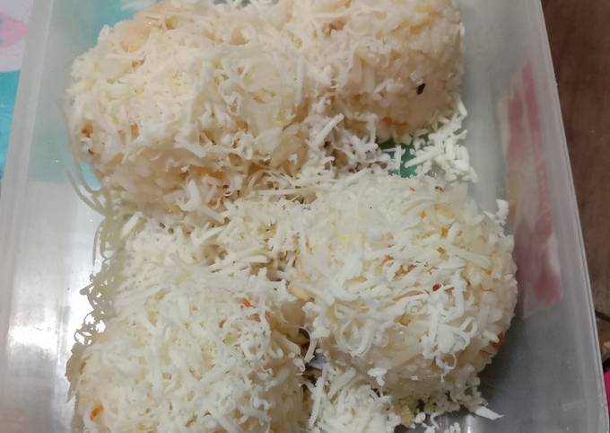 Butter rice ball cheese with puyuh