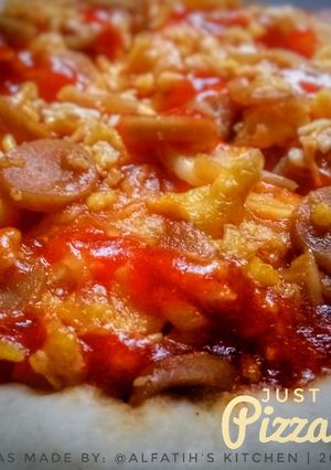 Foto resep Pizza teflon eggless (tanpa telur)