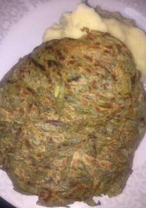 Una foto de Tortilla de Porotos Verdes