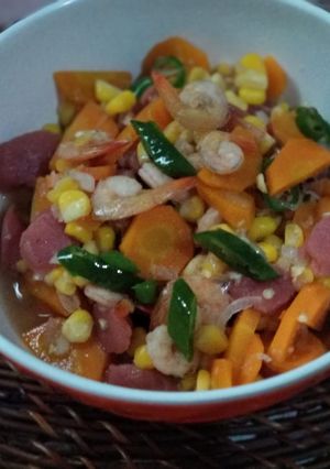 Foto resep Udang Sosis Lombok Ijo