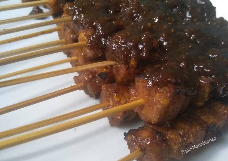 Resep 226. Sate Tempe Rangkayo Hitam khas Jambi, Bisa Manjain Lidah