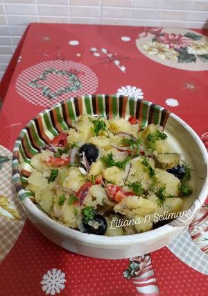 O poză a rețetei Salată orientală de post.